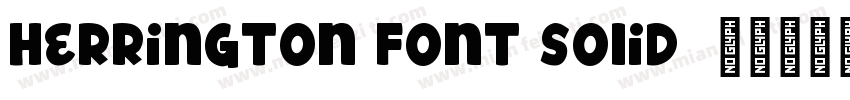 Herrington Font Solid字体转换